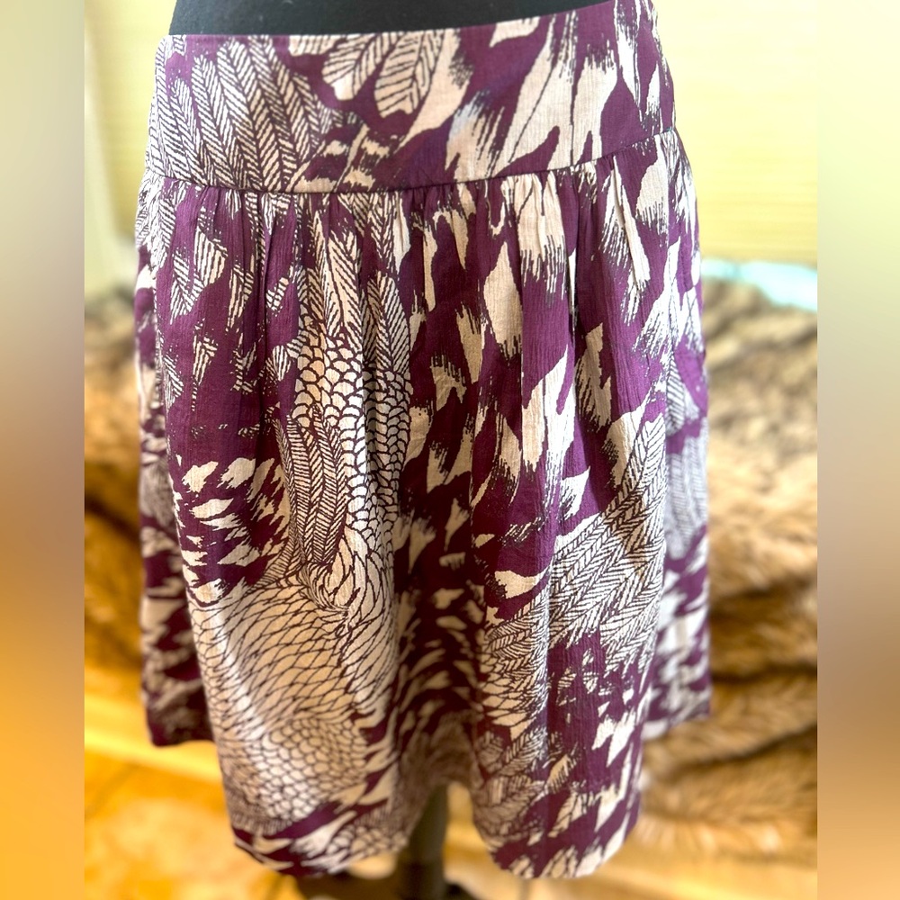 Banana Republic Heritage Purple Grey Skirt